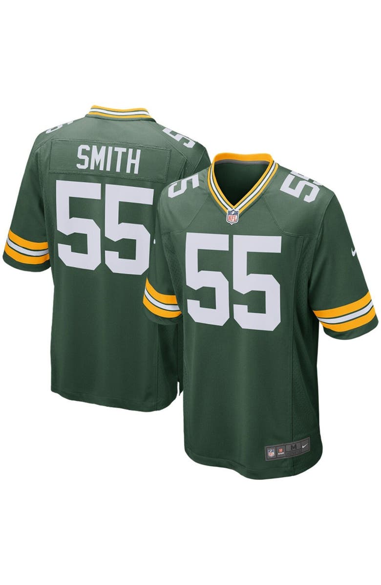 Nike Men's Nike Za'Darius Smith Green Green Bay Packers Game Player Jersey, Main, color,