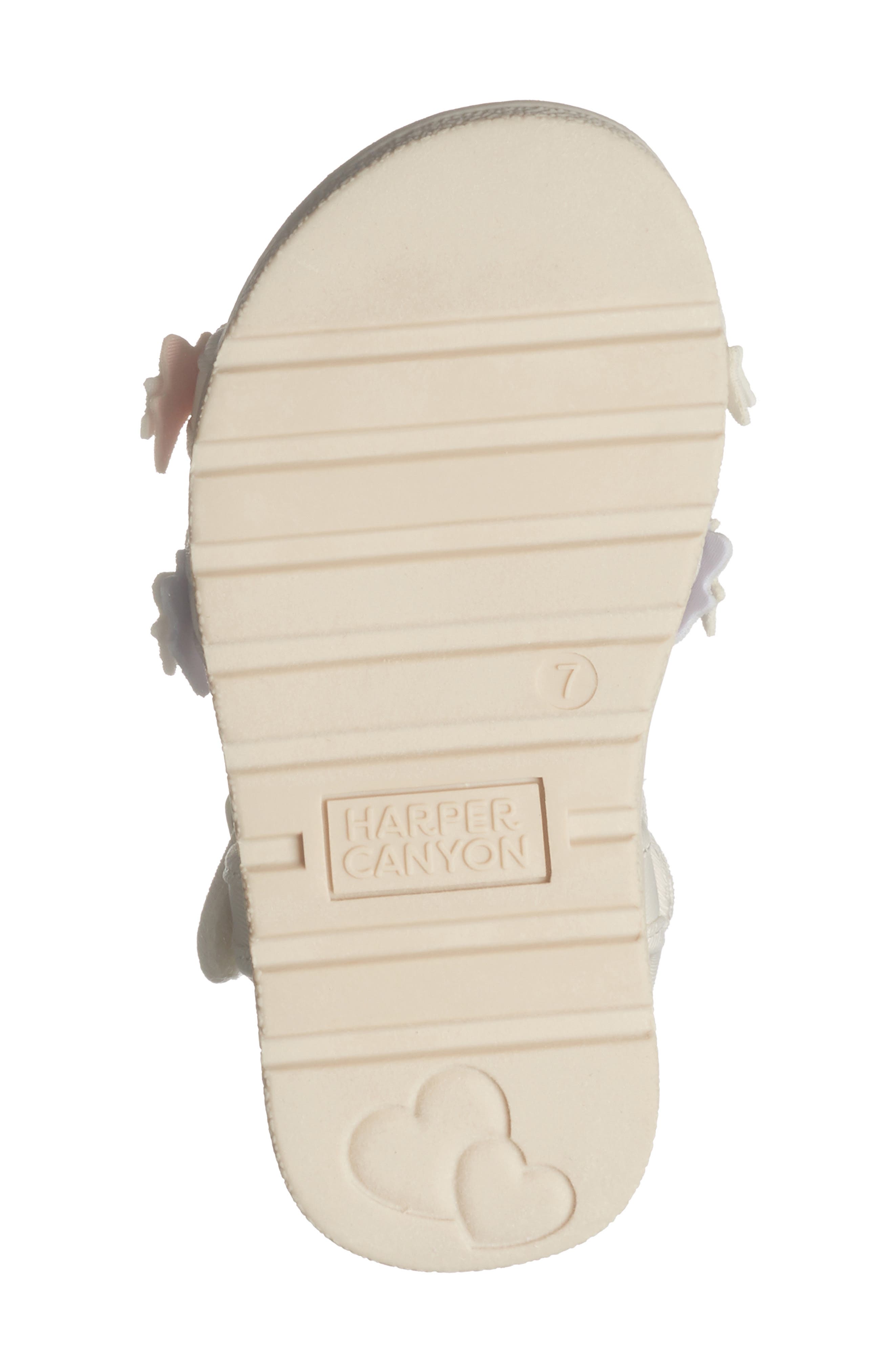Harper Canyon Kids' Lainee Butterfly Sandal, Alternate, color, Beige Multi