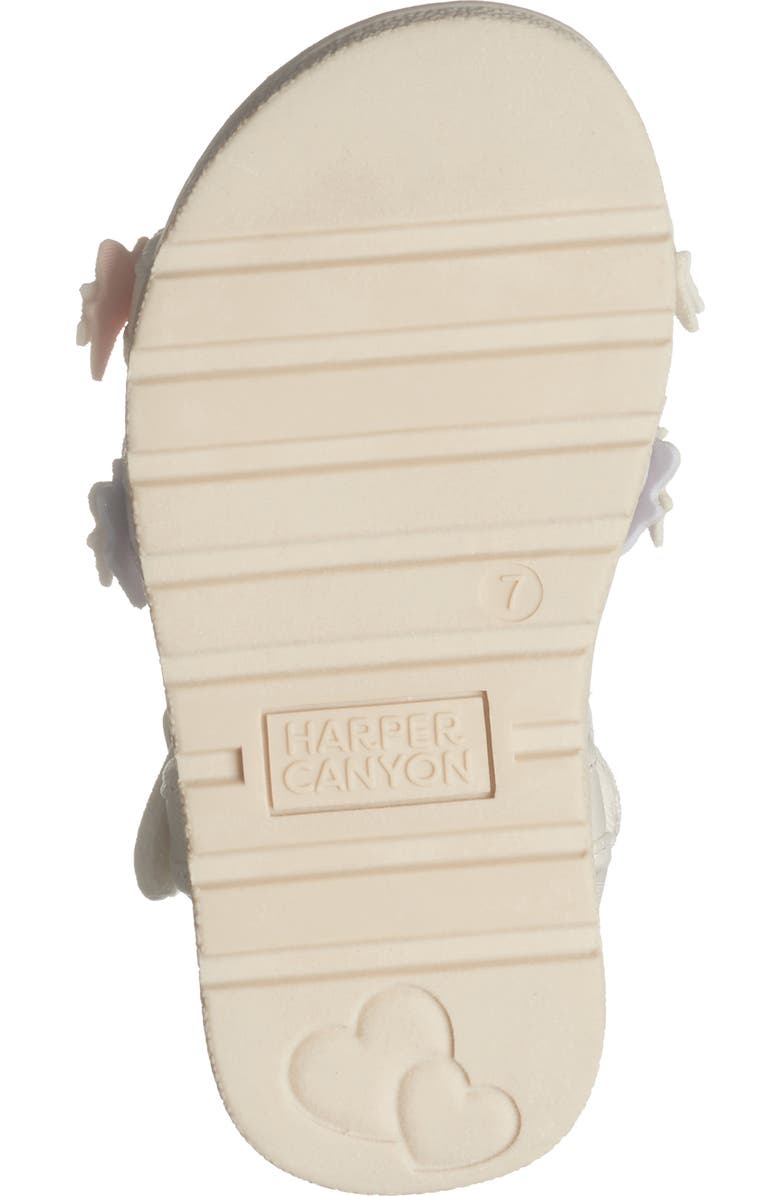 Harper Canyon Kids' Lainee Butterfly Sandal, Alternate, color, Beige Multi