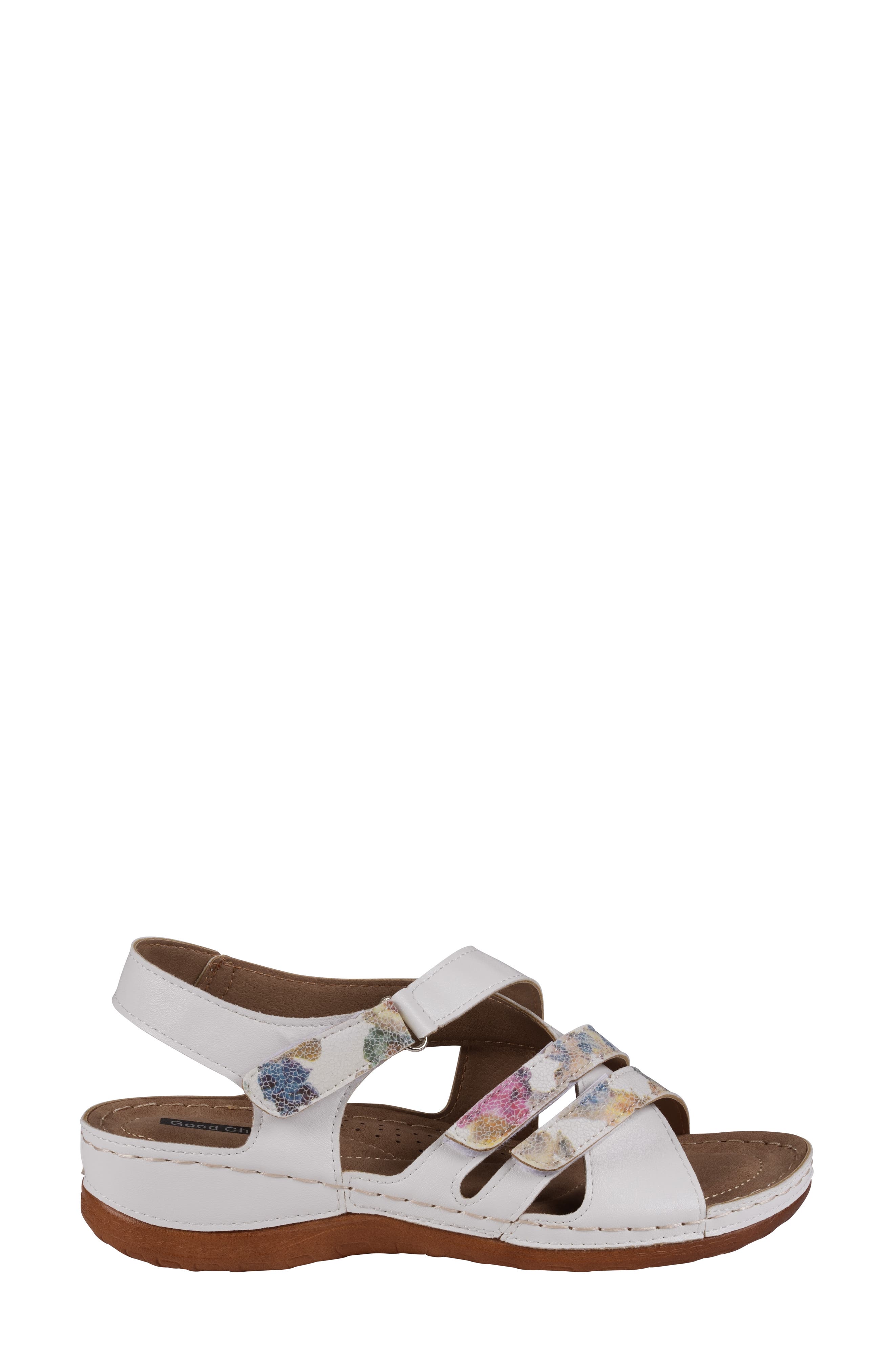 GOOD CHOICE NEW YORK Dalary Ankle Strap Sandal, Alternate, color, White