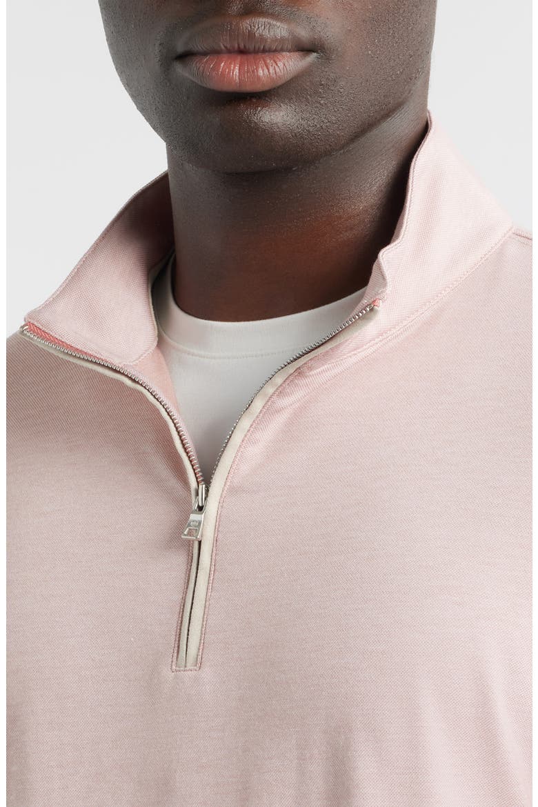 Crown Crafted Albatross Quarter Zip, Alternate, color, FADED SCARLET
