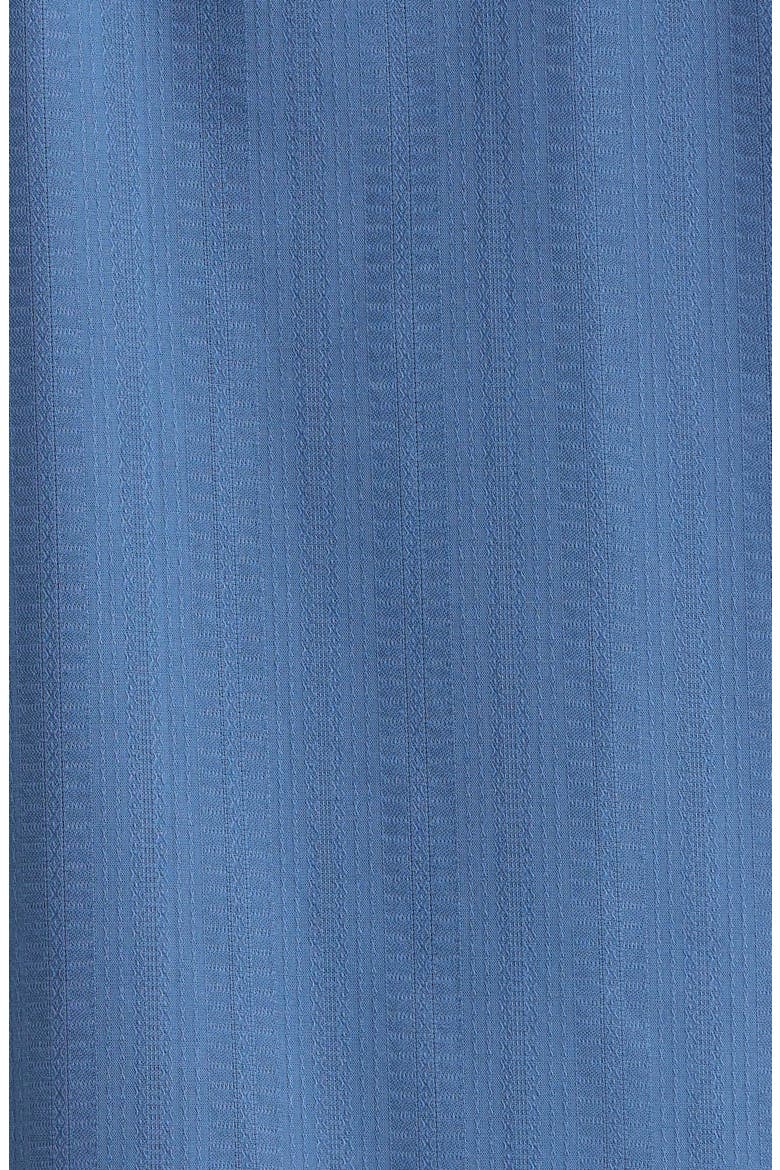 Caldera Stripe Jacquard Short Sleeve Button-Up Shirt, Alternate, color, FADED DENIM