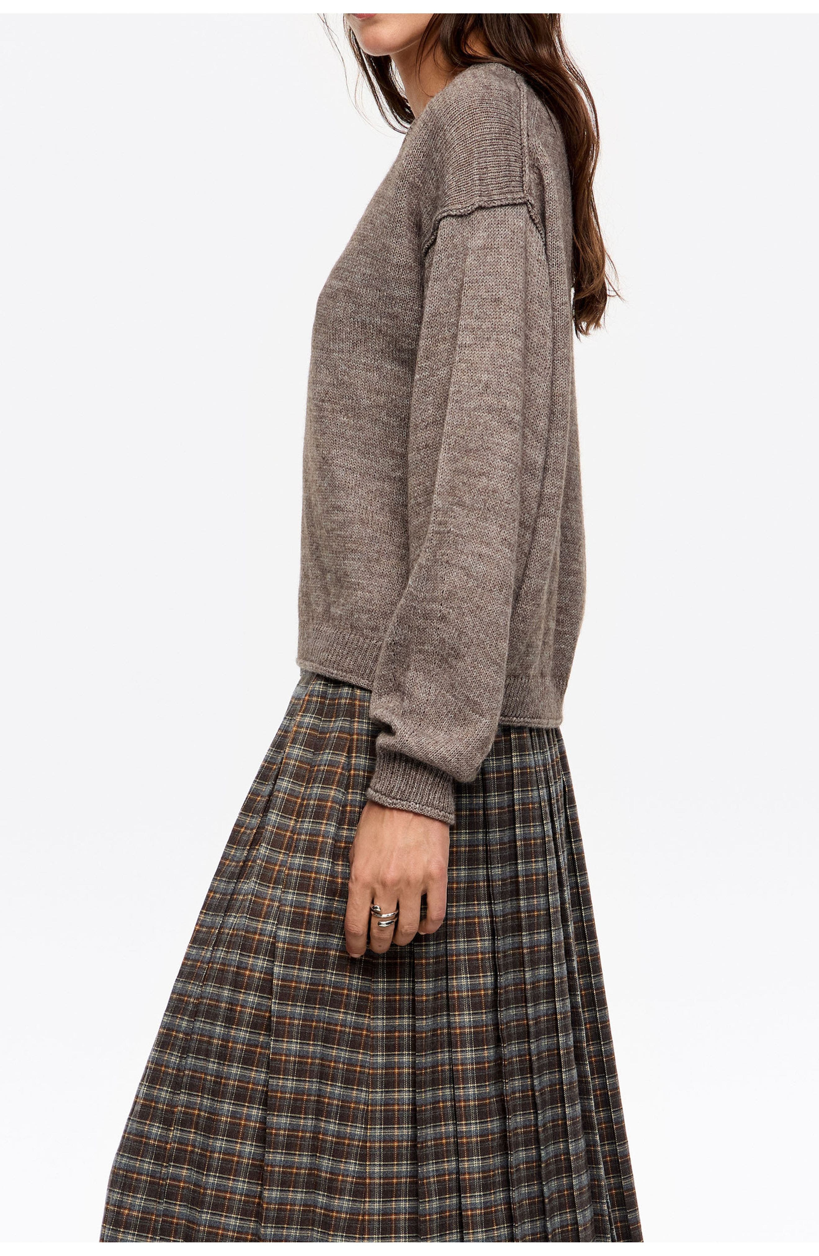 Wool V-Neck Sweater - image 2