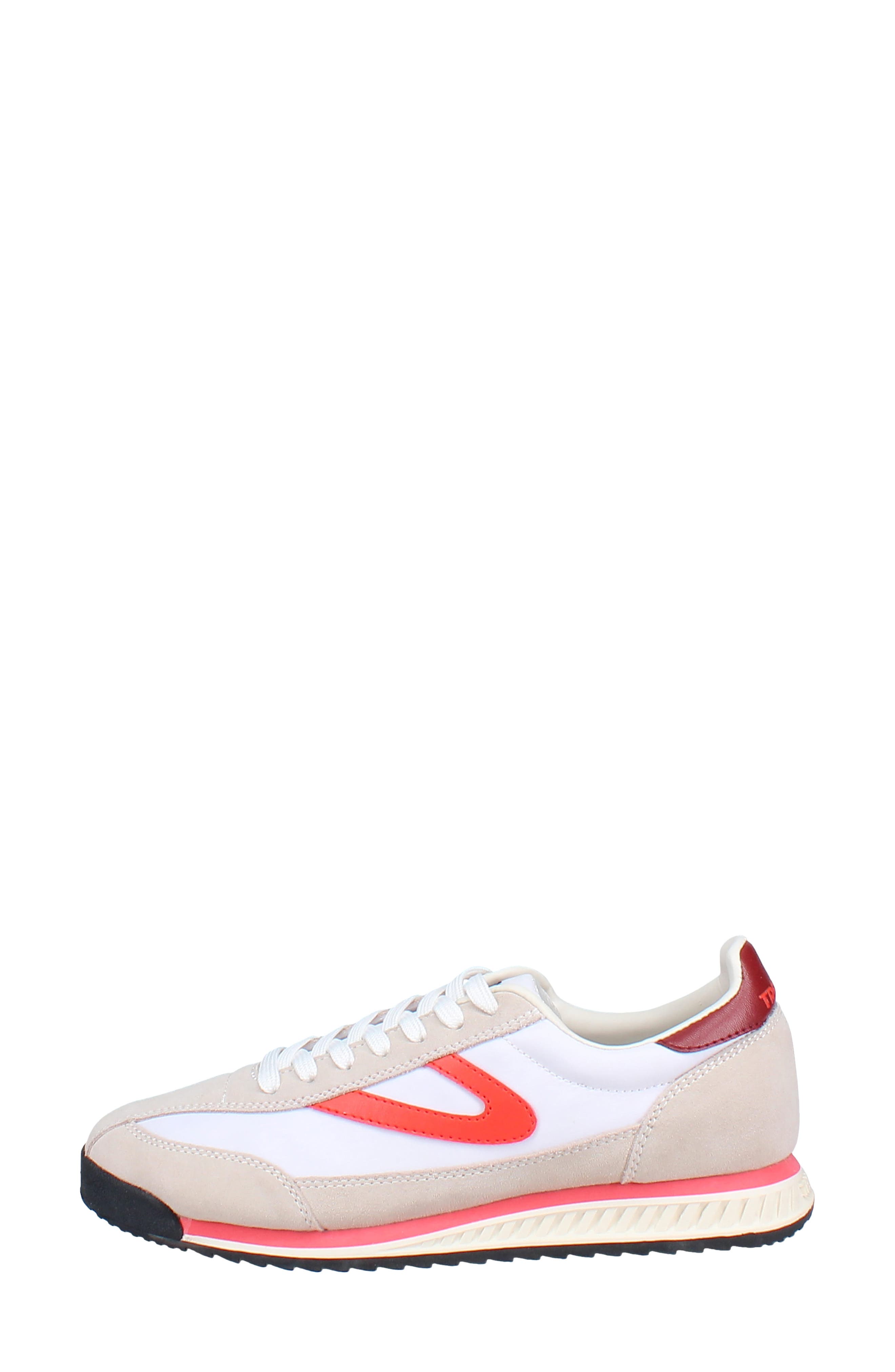 Tretorn Rawlins Retro Sneaker, Alternate, color, White/ Orange