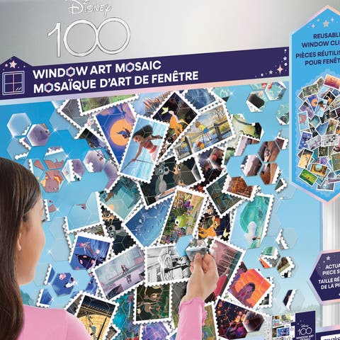 100 Piece Window Art Mosaic Clings