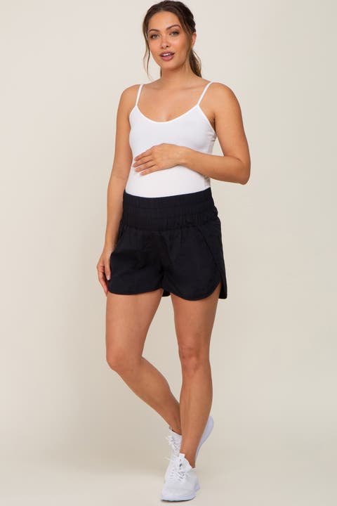 Curved Hem Active Shorts