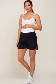 PinkBlush Curved Hem Active Shorts