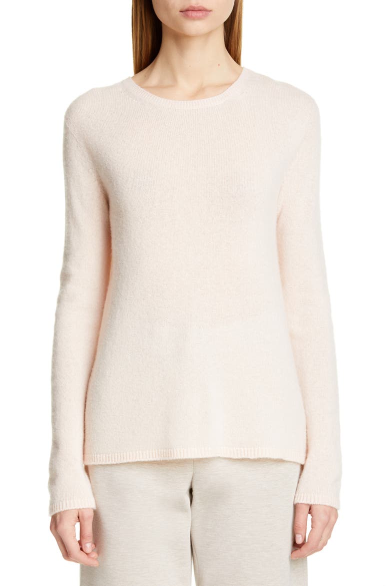 Zeno Cashmere & Silk Sweater, Main, color, PINK