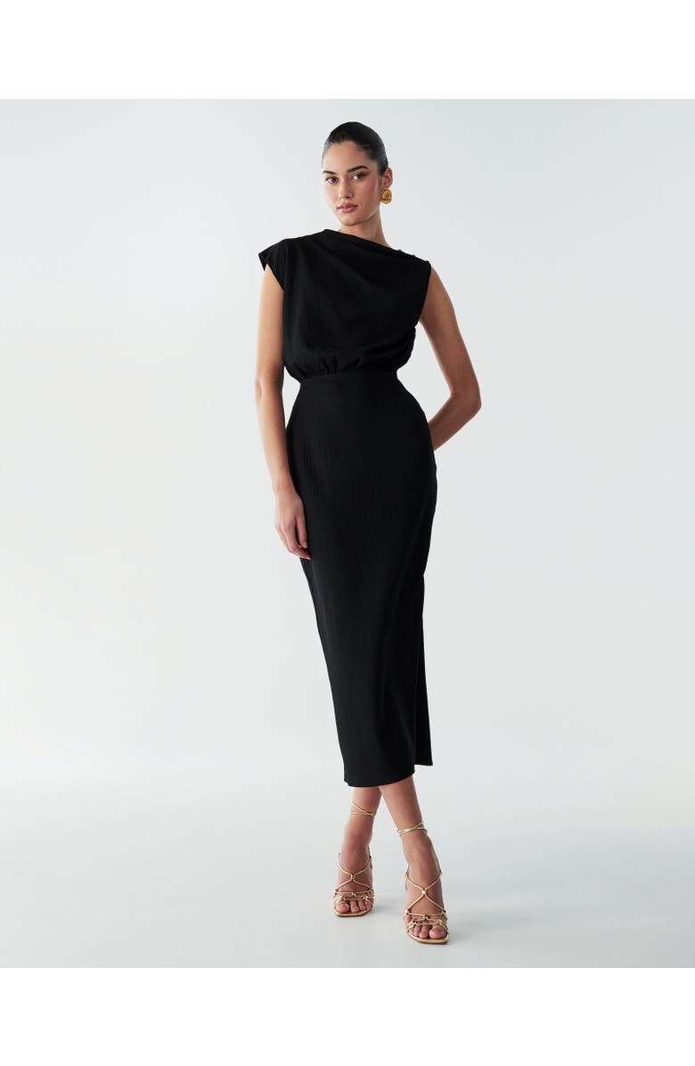 BWLDR Alias Midi Dress, Main, color, Black
