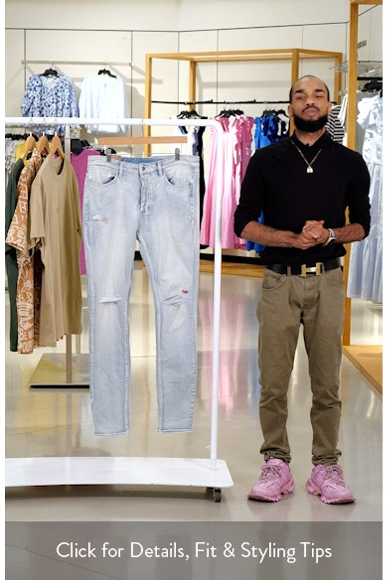Van Winkle Blue Ice Ripper Skinny Jeans video