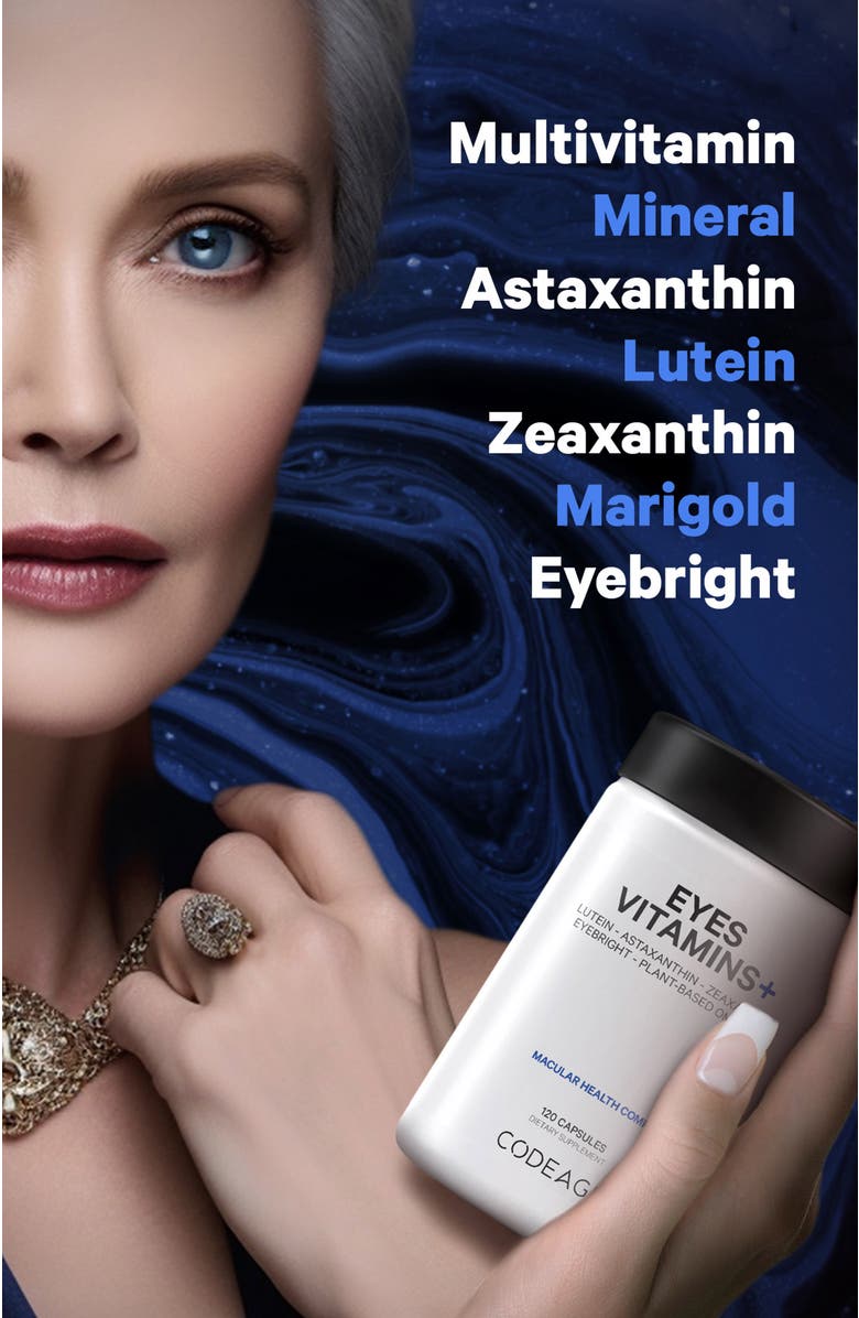 Codeage Eyes Vitamins - AREDS 2 Based Formula Supplement, Alternate, color, White
