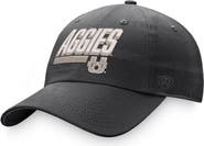 TOP OF THE WORLD Men's Top of the World Charcoal Utah State Aggies Slice Adjustable Hat