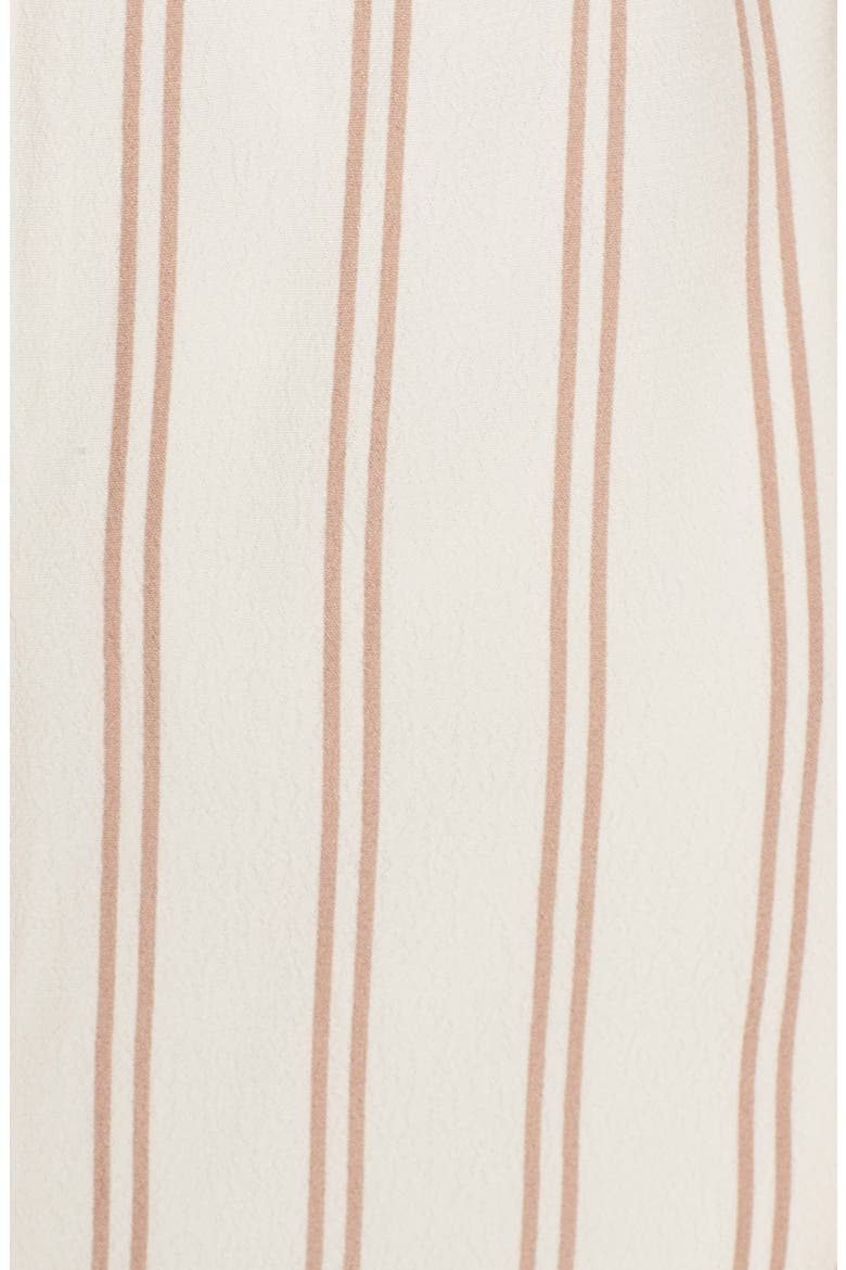 Stripe Off the Shoulder Dress, Alternate, color, IVORY EGRET EMILY STRIPE