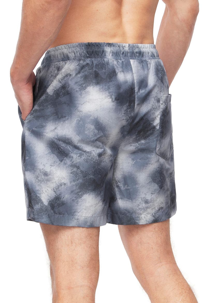 Men's 7" Compression Liner Swim Trunks UPF 50+, Alternate, color, Grey Wash