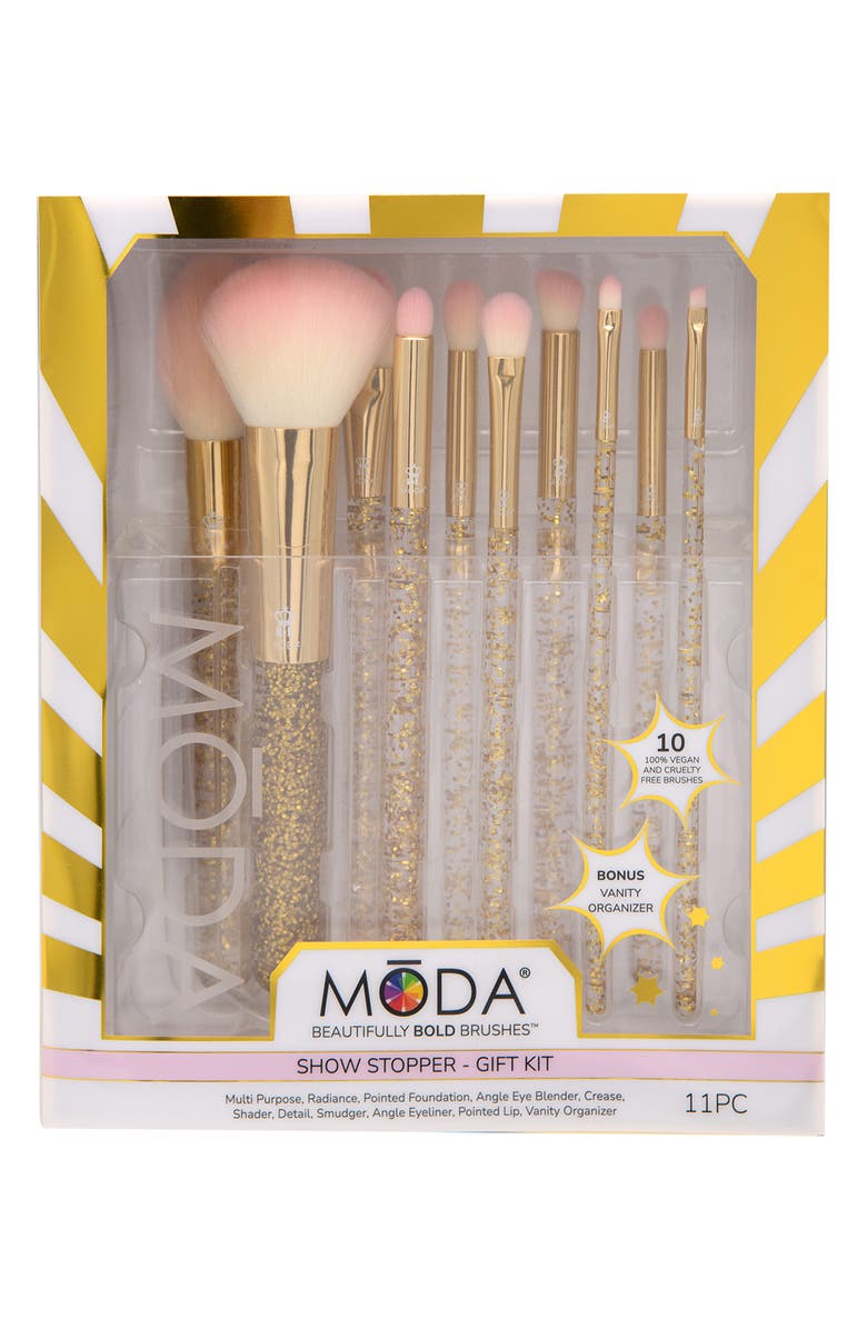 MODA Show Stopper 11-Piece Makeup Brush Set, Alternate, color,