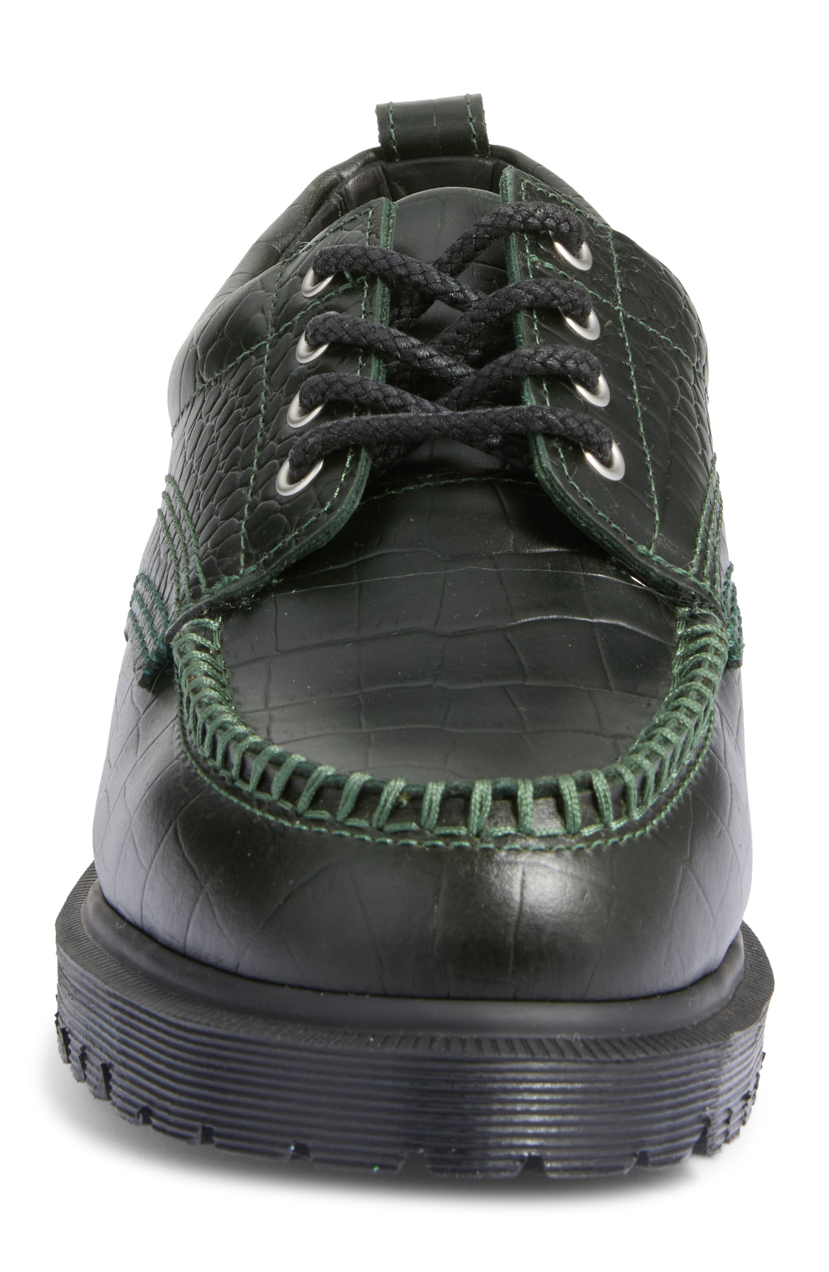 Lowell Moc Toe Shoe, Alternate, color, DMS GREEN