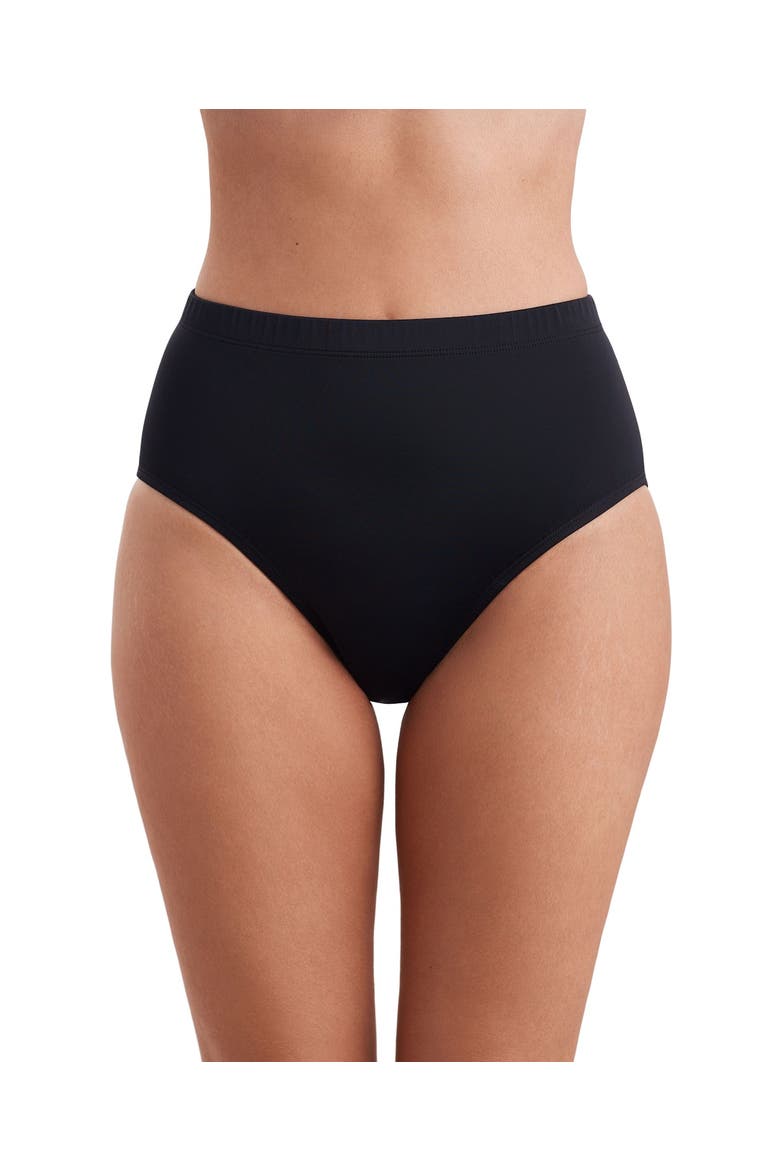 Basic Hipster Brief Swimsuit Bottom, Alternate, color, Black