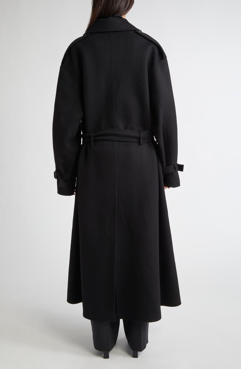 TOTEME Double Face Wool Trench Coat, Alternate, color, 