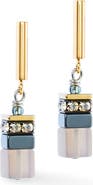 COEUR DE LION Geocube Precious Motion Gold Earrings