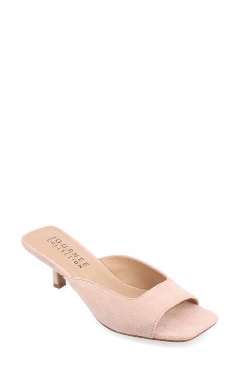 Larna Kitten Heel Mule - Wide Width