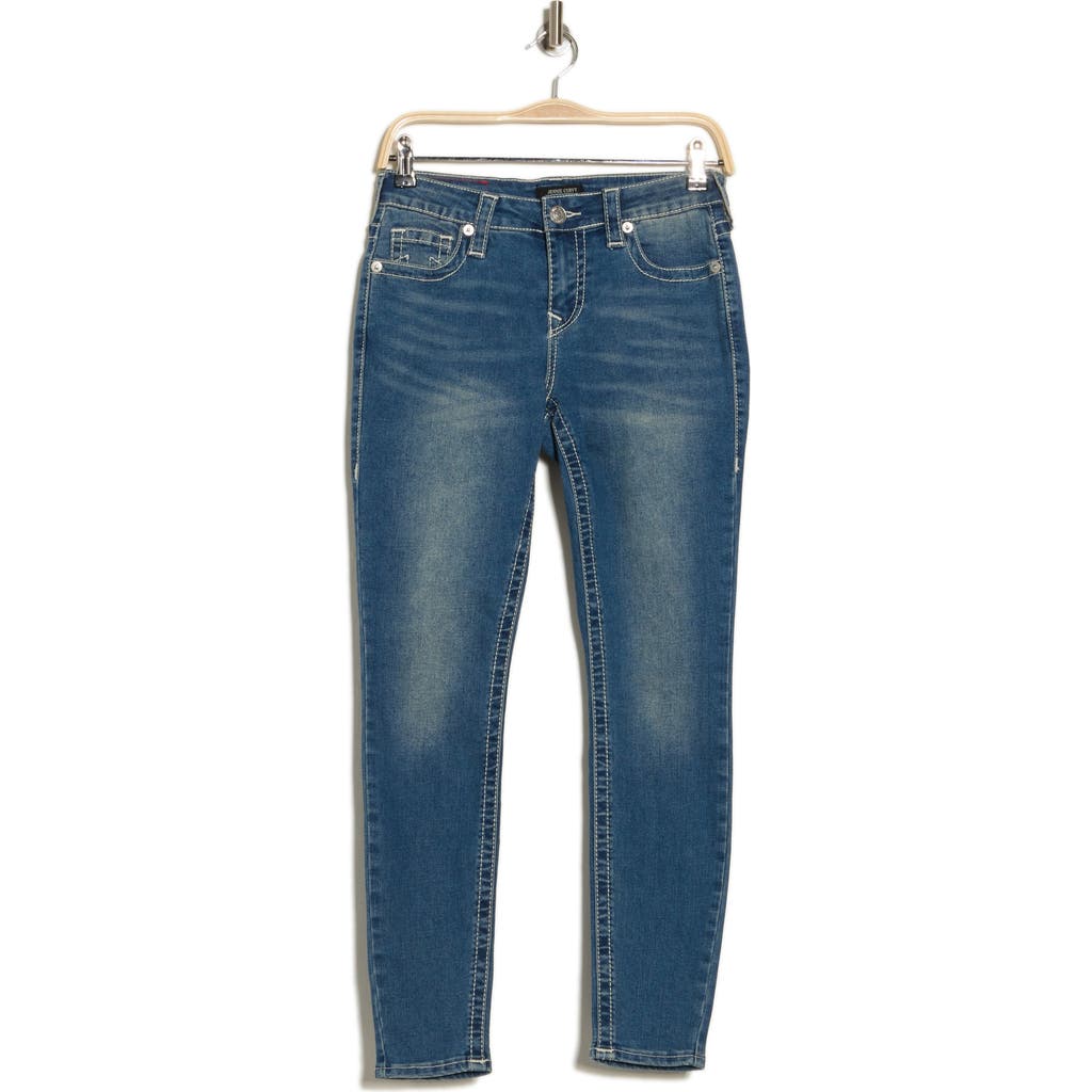 TRUE RELIGION TRUE RELIGION JENNIE BIG T MID RISE SKINNY LEG JEANS