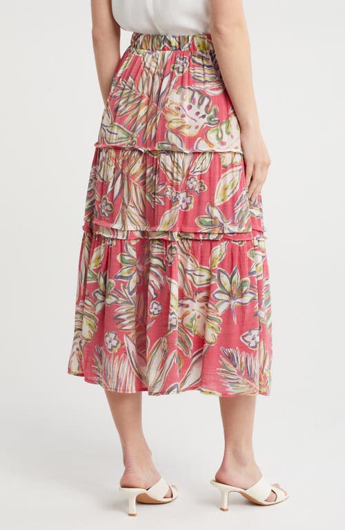 Nanette Lepore Printed Tiered Skirt In Multi