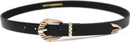 Petit Moments Slim Modern Rodeo Faux Leather Belt