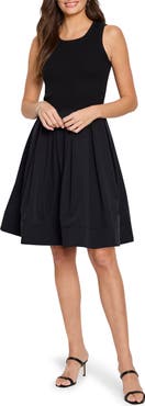 NIC+ZOE Dani Sleeveless Mixed Media Dress