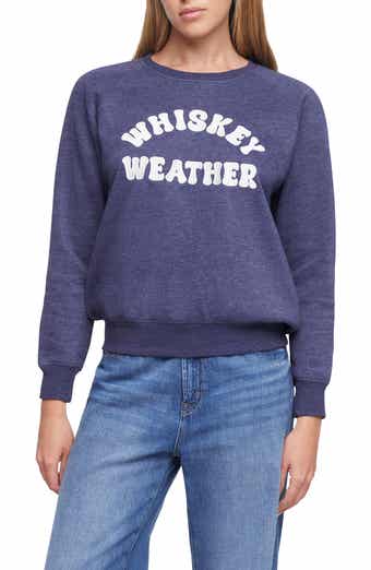 Wildfox Whisky Weather Keely Embroidered Sweatshirt