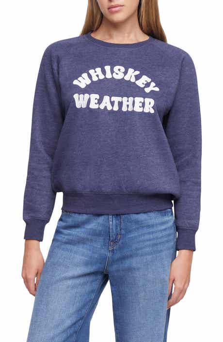 Wildfox Whisky Weather Keely Embroidered Sweatshirt