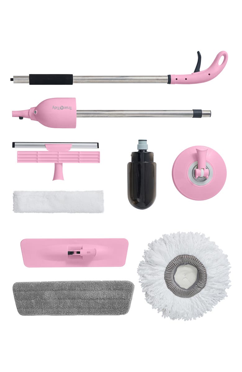 SALAV True & Tidy 360 Refillable Spray Mop, Alternate, color, Pink