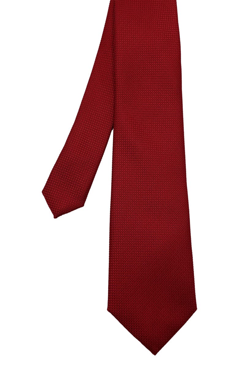 Ben Sherman Textured Solid Tie, Alternate, color, Red