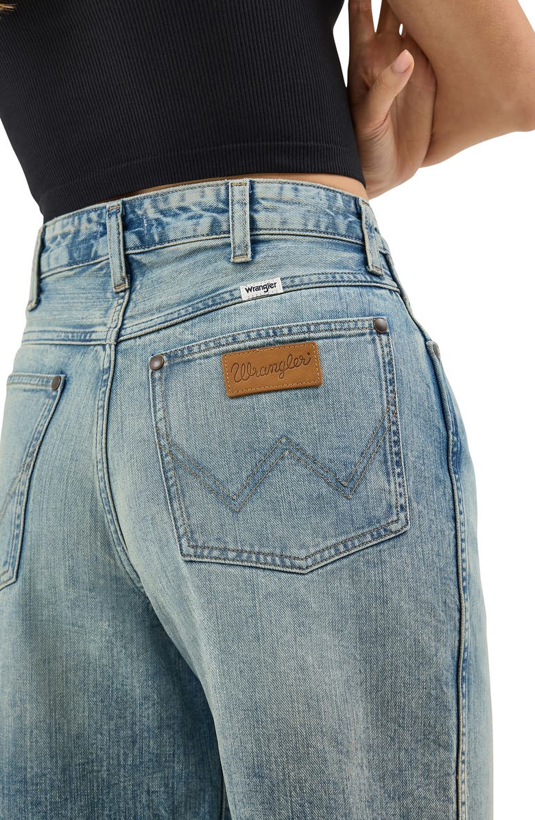 Wrangler Jort Cutoff Denim Shorts, Alternate, color, Sand Surf