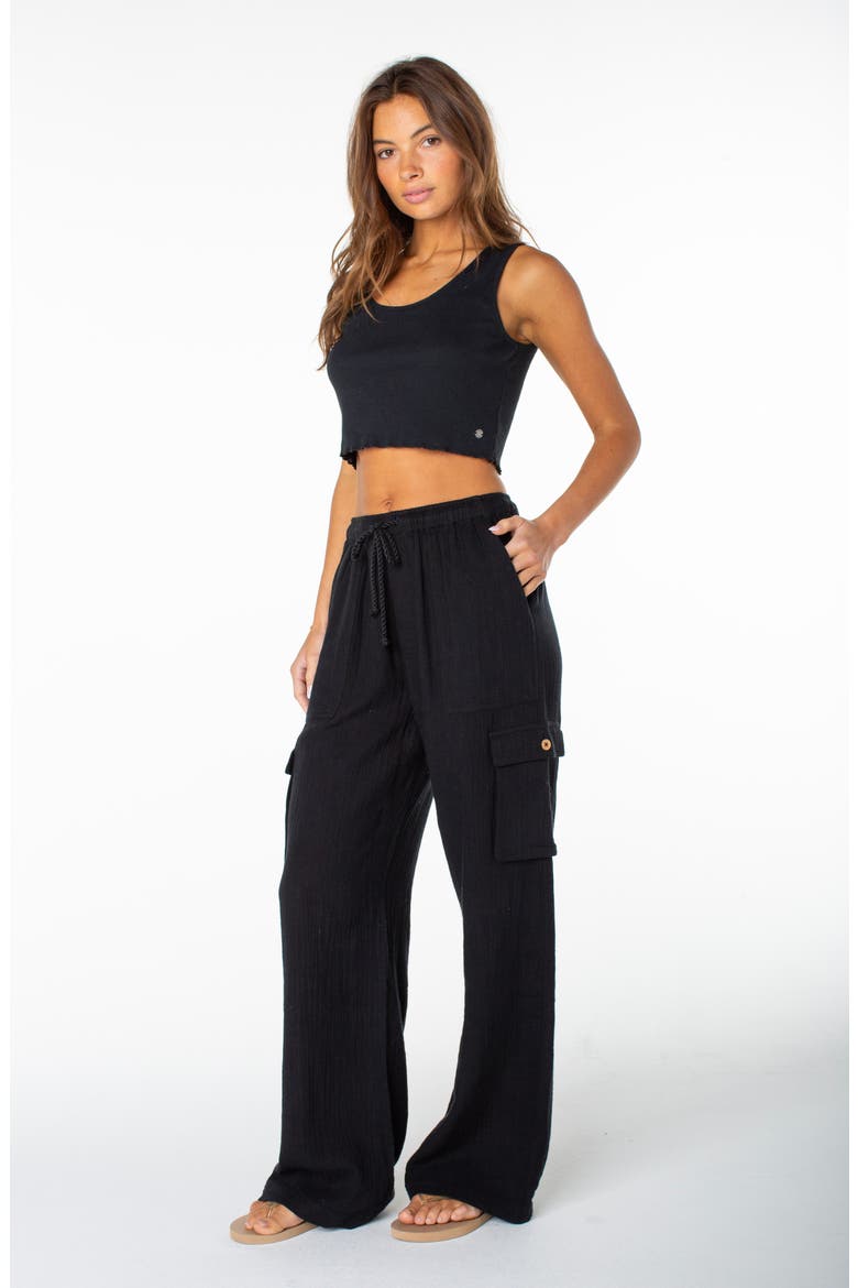 Precious Cargo Drawstring Pants, Alternate, color, ANTHRACITE