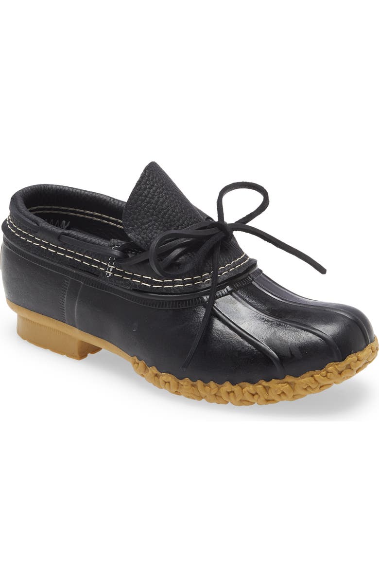L.L.Bean Waterproof Rubber Moc Boot, Main, color,