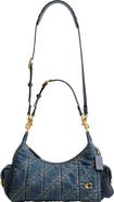 COACH Pocket Juliet 30 Quilted Denim Hobo Bag