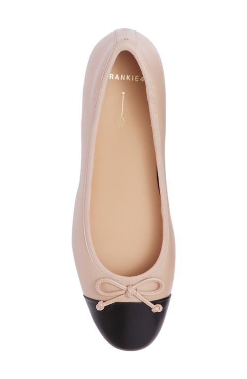 Frankie4 Trinity Cap Toe Ballet Flat In Neutral