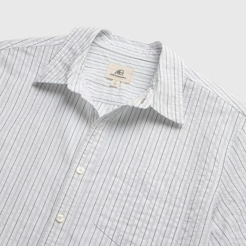 Surfside Supply Co. Joseph Crinkle Stripe Shirt