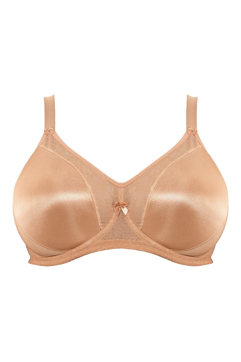 Yvette Full Figure Molded Underwire Bra, Alternate, color, SAND