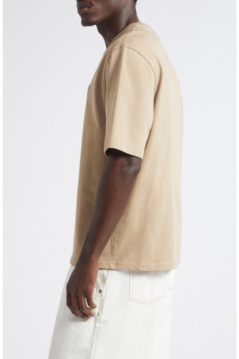 Ami de Coeur Cotton T-Shirt, Alternate, color, A184 MASTIC BEIGE