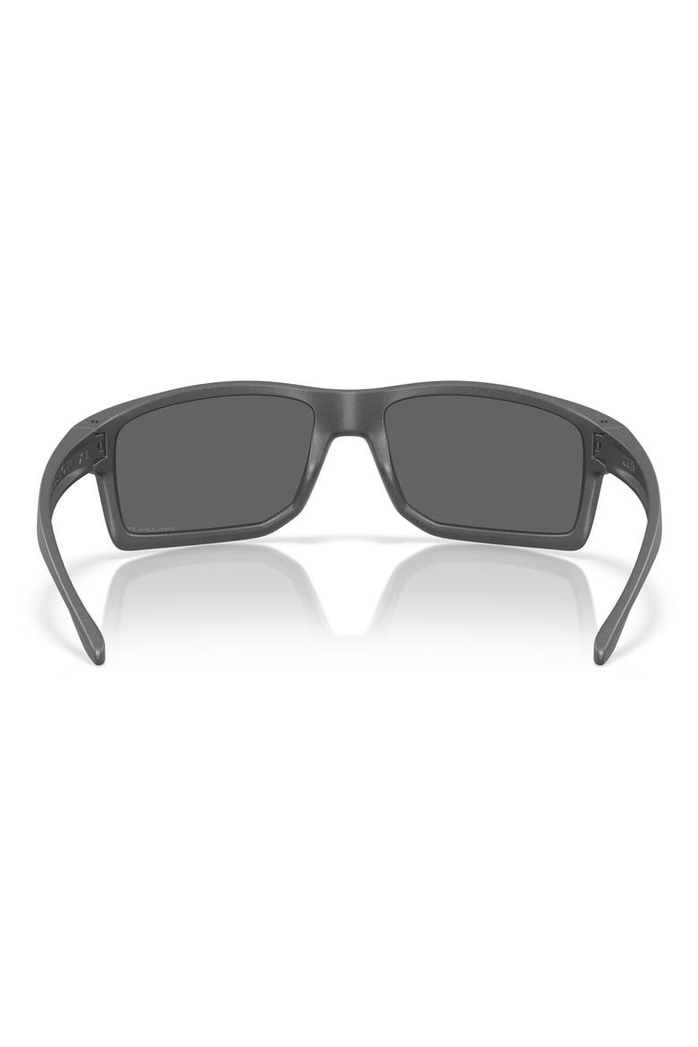 Gibston XL 62mm Rectangular Sunglasses, Alternate, color, BLACK GREY