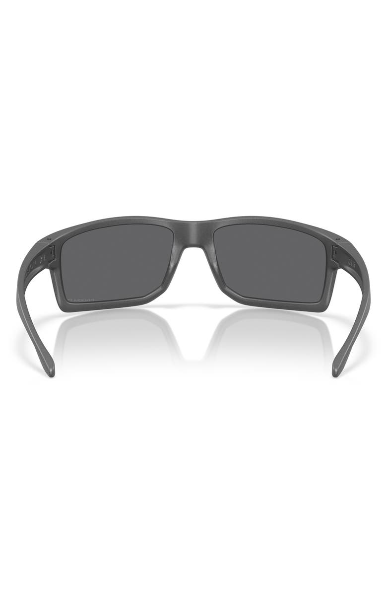 Oakley Gibston XL 62mm Rectangular Sunglasses, Alternate, color, Black Grey