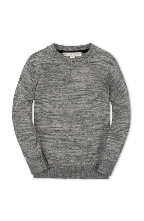Kids' Organic Crewneck Pullover Sweater