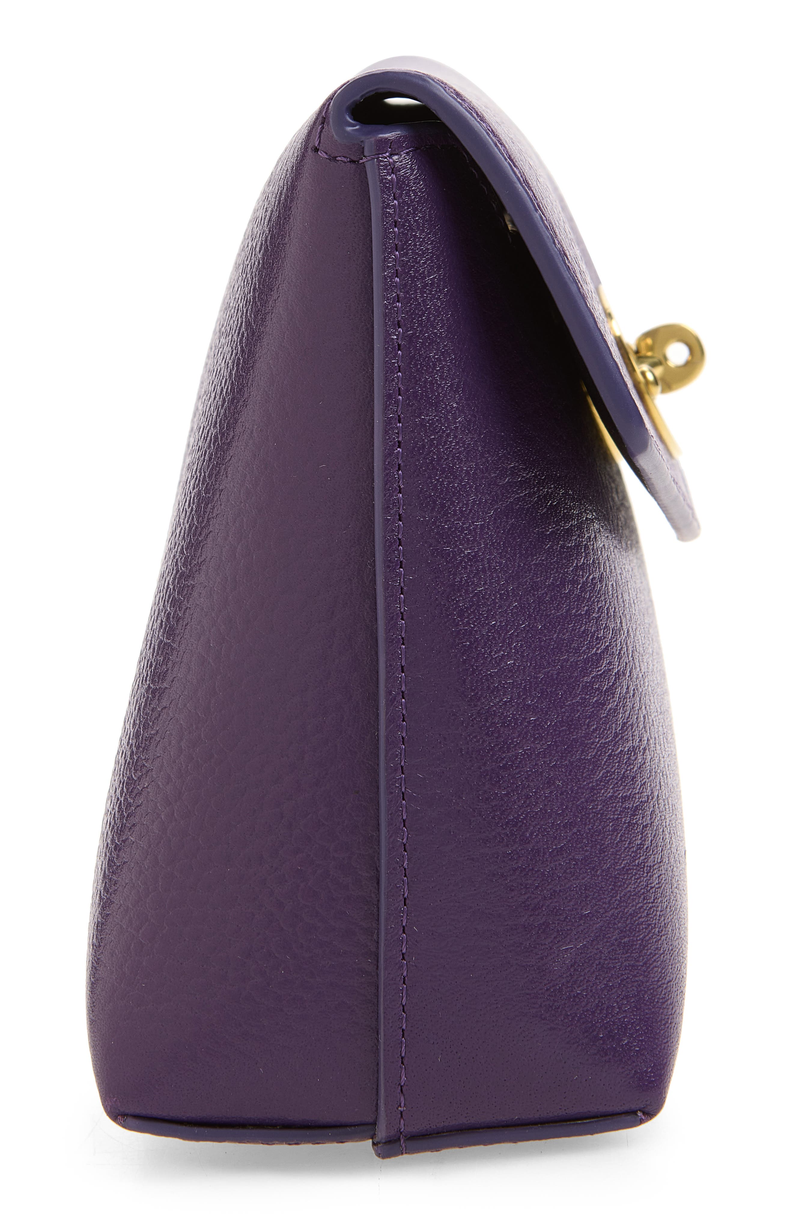 Darley Leather Cosmetics Pouch, Alternate, color, AMETHYST