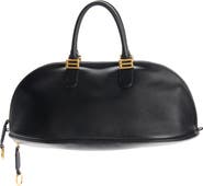 Balenciaga Medium Bolero Leather Bowling Bag