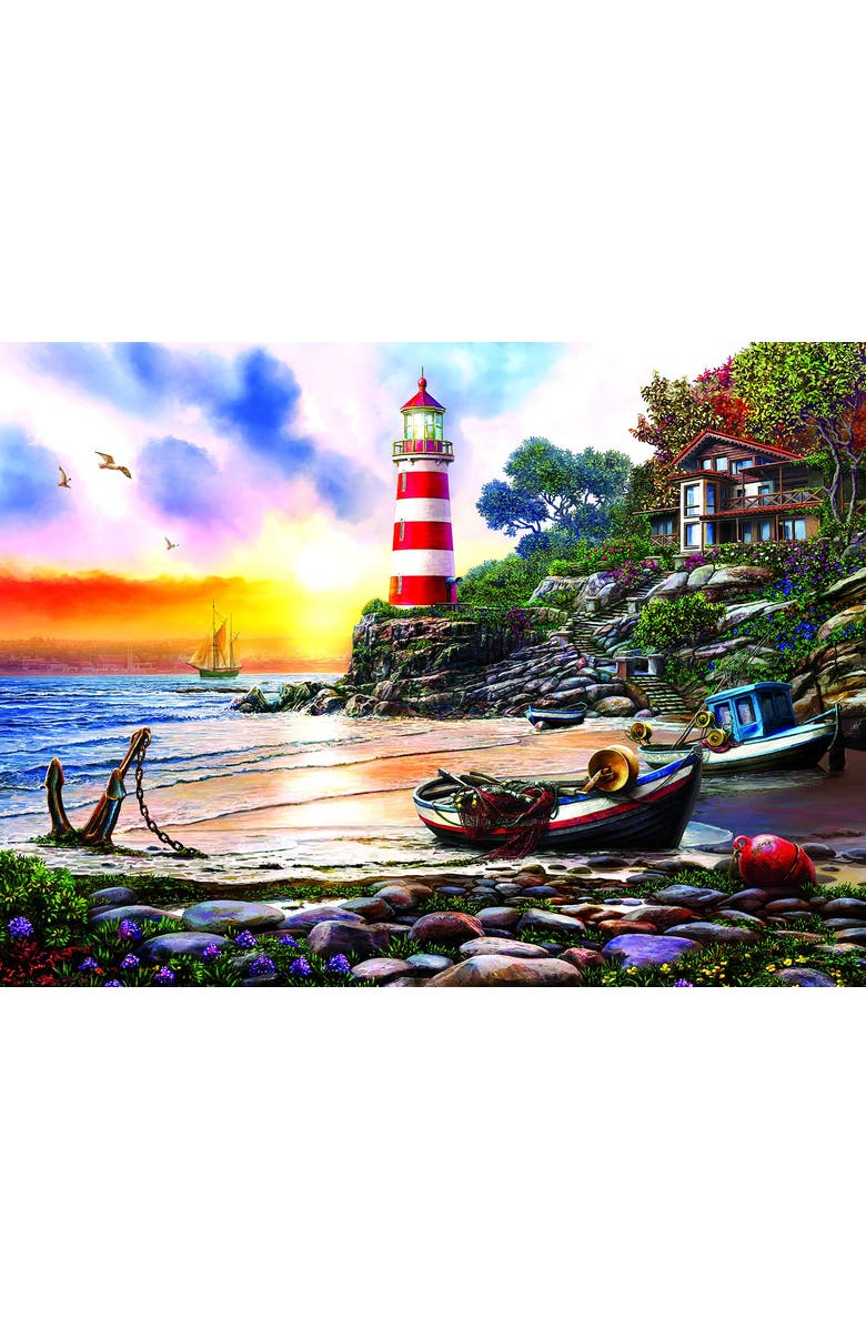 Sunsout Lighthouse Harbor 1000 piece Jigsaw Puzzle for Adults, Alternate, color, Multicolor