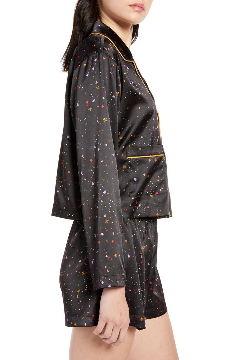 BP. x Claudia Sulewski Satin Short Pajamas, Alternate, color,