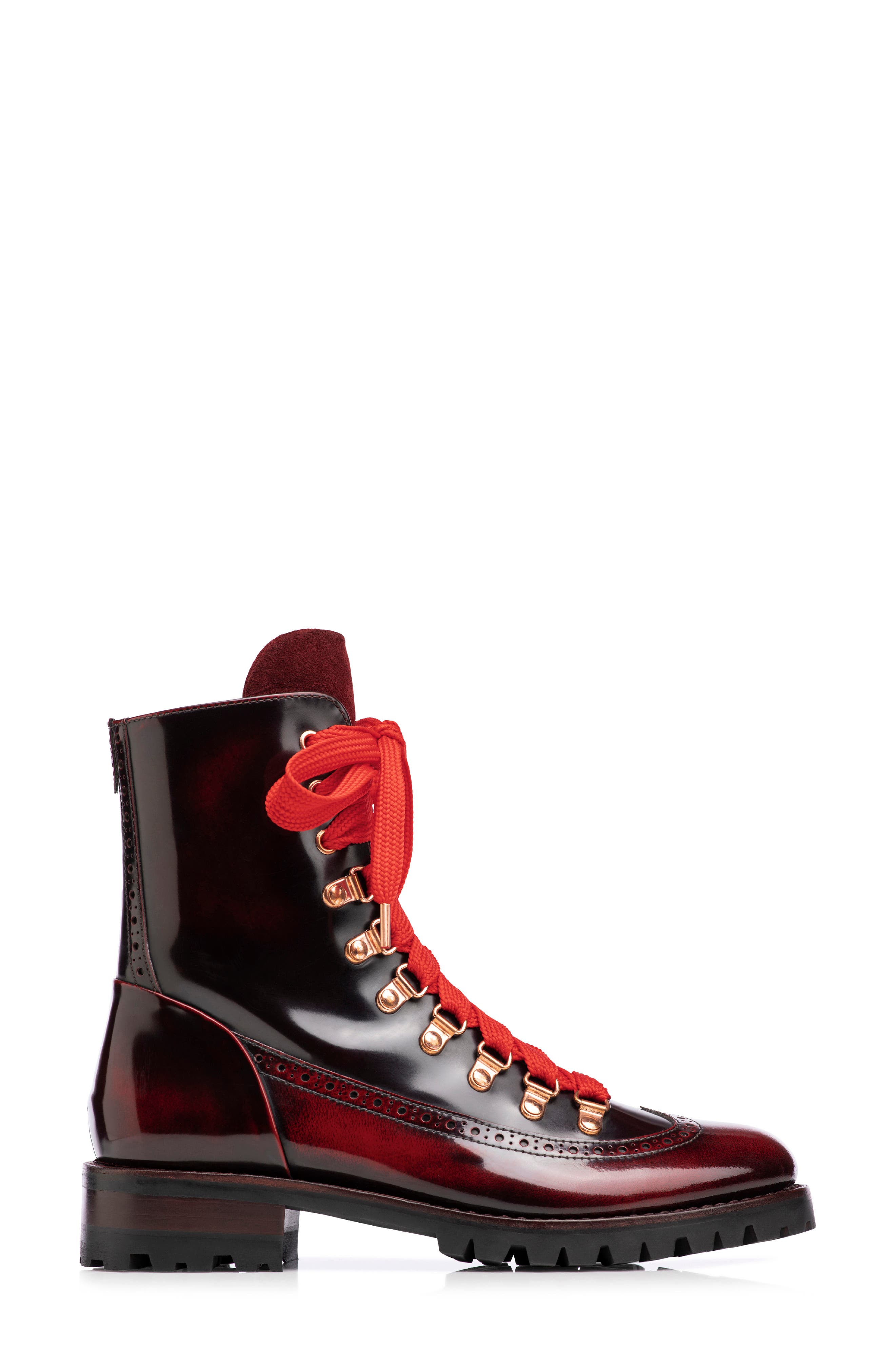 Mr. Bernard Leather Boot, Alternate, color, BORDEAUX