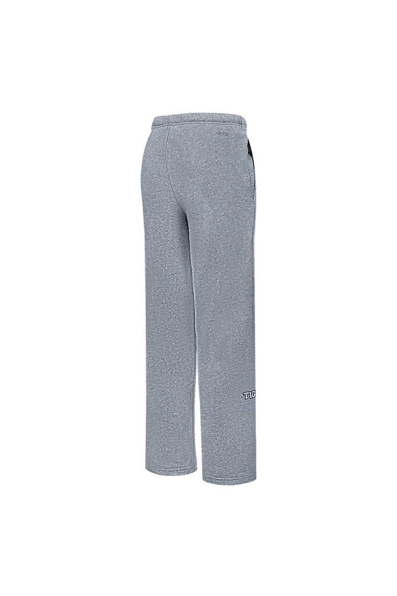 Women's Pro Standard Heather Charcoal Clemson Tigers Tonal Neutral Relaxed Fit Fleece Sweatpants, Alternate, color, Heather Charcoal