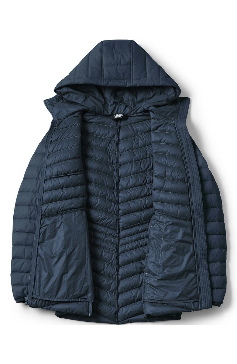 Lands' End Ultralight Packable Down Jacket, Alternate, color, Vintage Blue